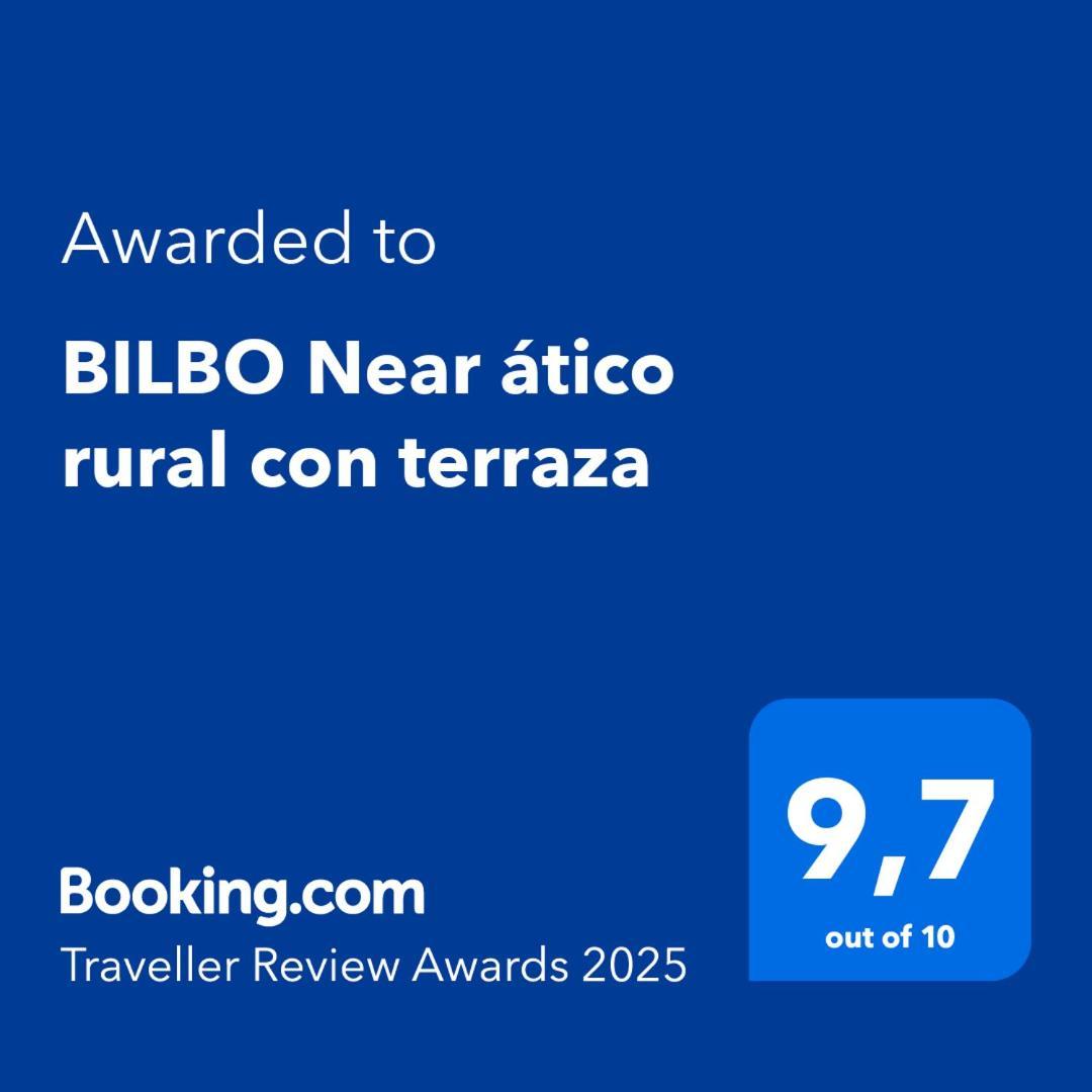 Apartamento Bilbo Near Atico Rural Con Terraza Basauri Exterior foto